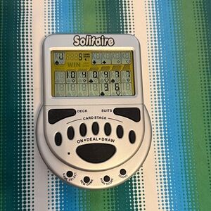 Solitaire Silver Handheld Electronic Game